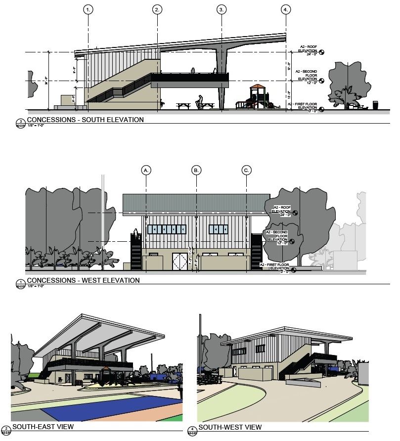 10 EBLL Site Plan - Concession Rendering 2