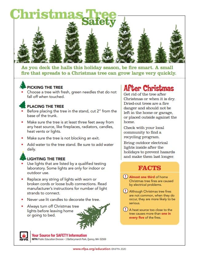 christmas tree safety