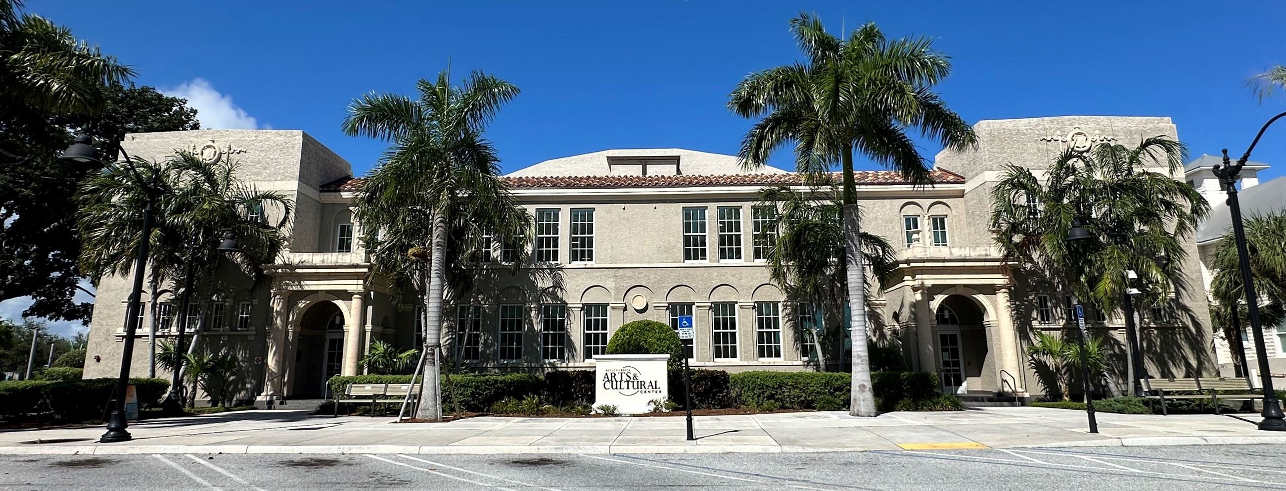 Arts and Cultural Center Hall, Blue Sky, and Building image