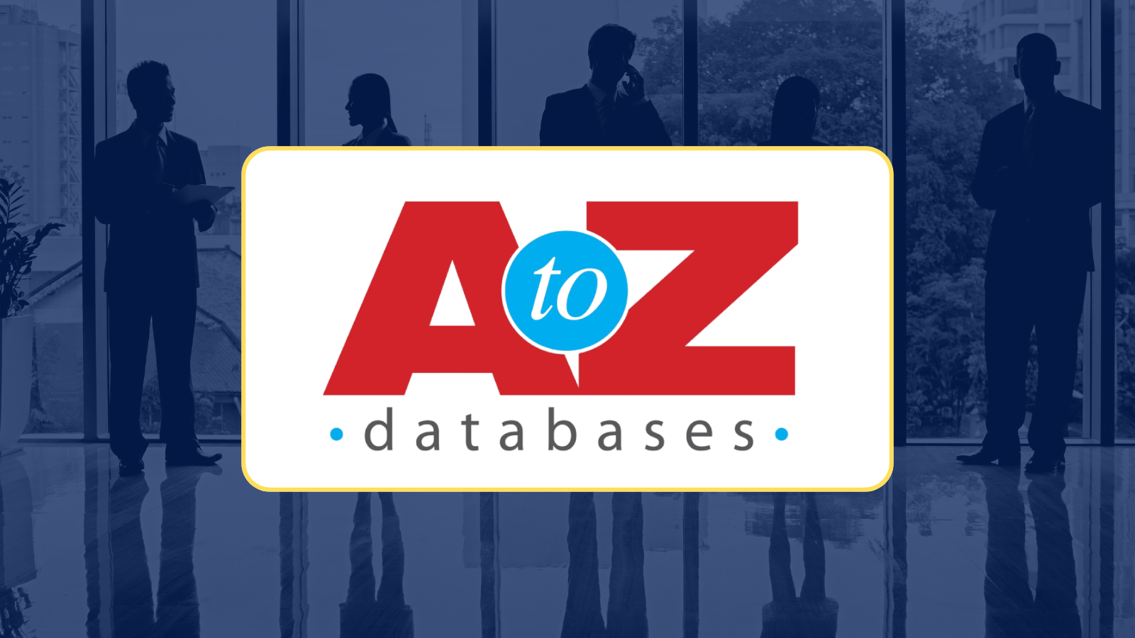 A to Z Databases button