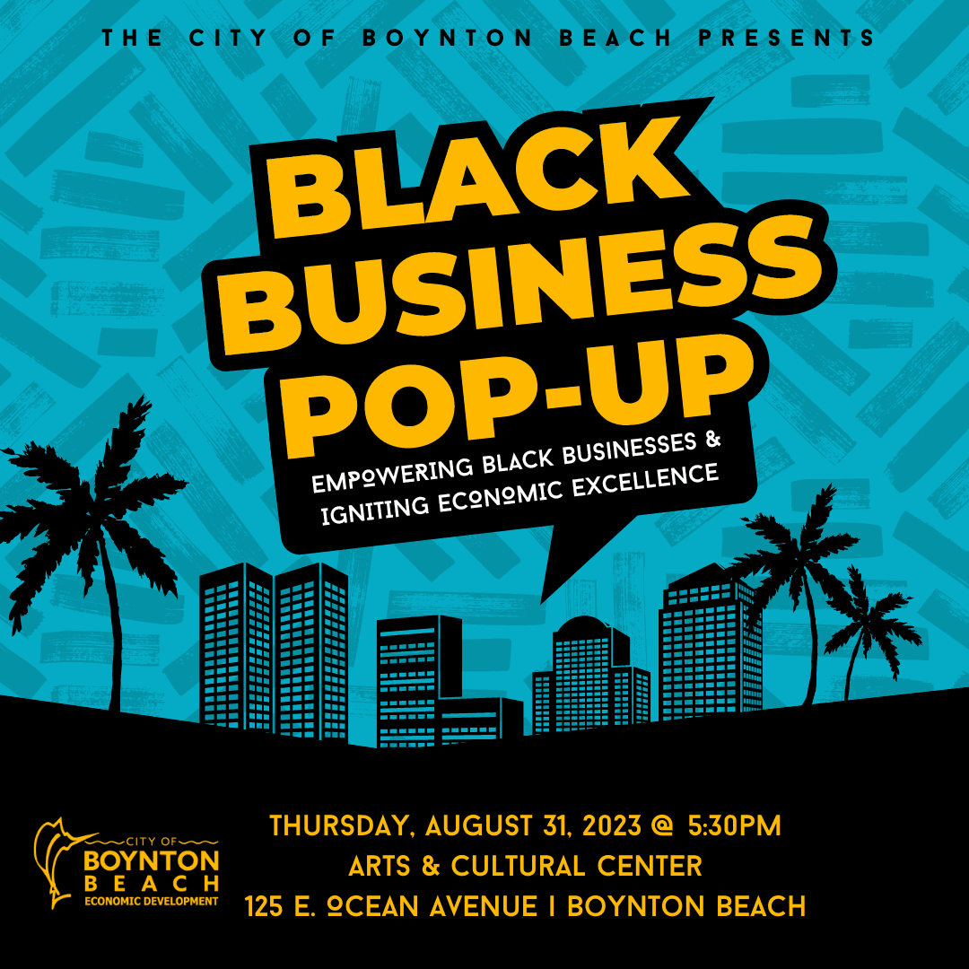 Black Business Pop-Up Flyer (social)