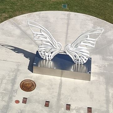 Outdoor Butterfly Art Exhibit