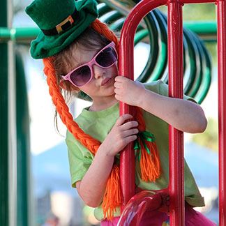Kid at Blarney Bash Celebration