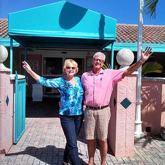 Two Adults at Open House