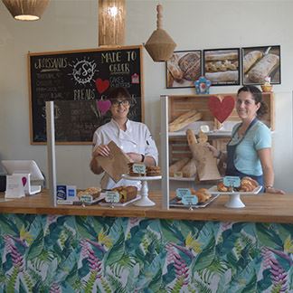 People in Del Sol Restaurant