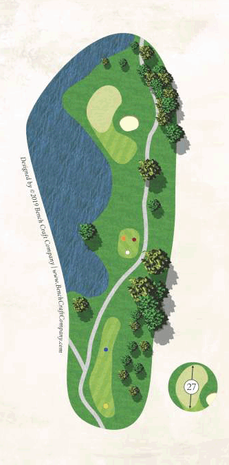 Championship Course, Map Of Hole 7