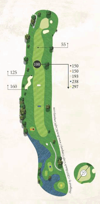 Championship Course, Map Of Hole 5