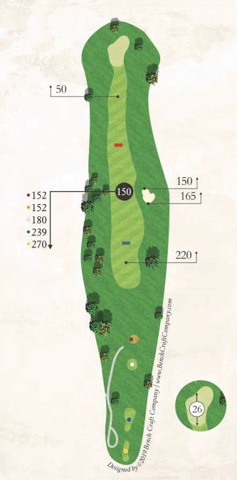 Championship Course, Map Of Hole 4