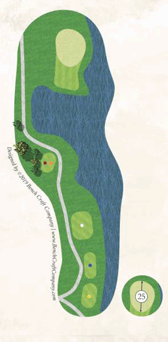 Championship Course, Map Of Hole 17