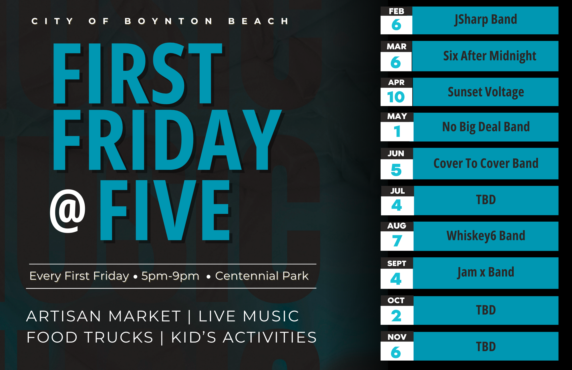 First Friday at 5 2026