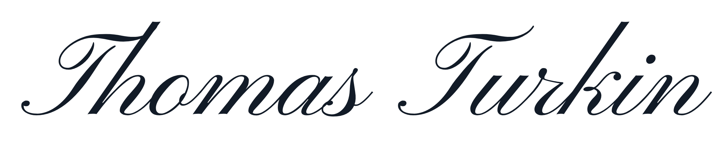 Thomas Turkin Signature