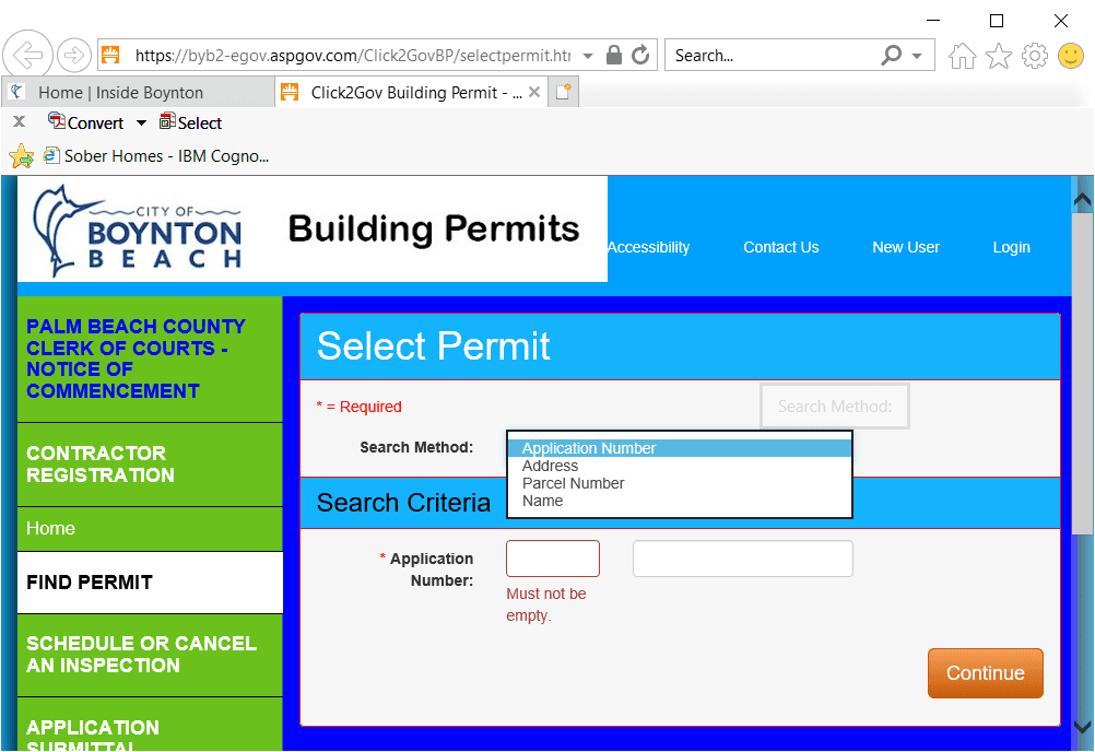 building permit select permit